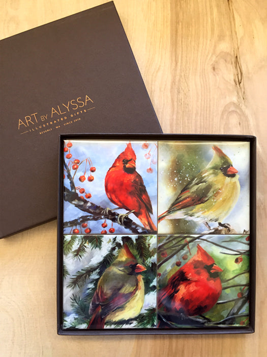 Coaster Set Cardinals