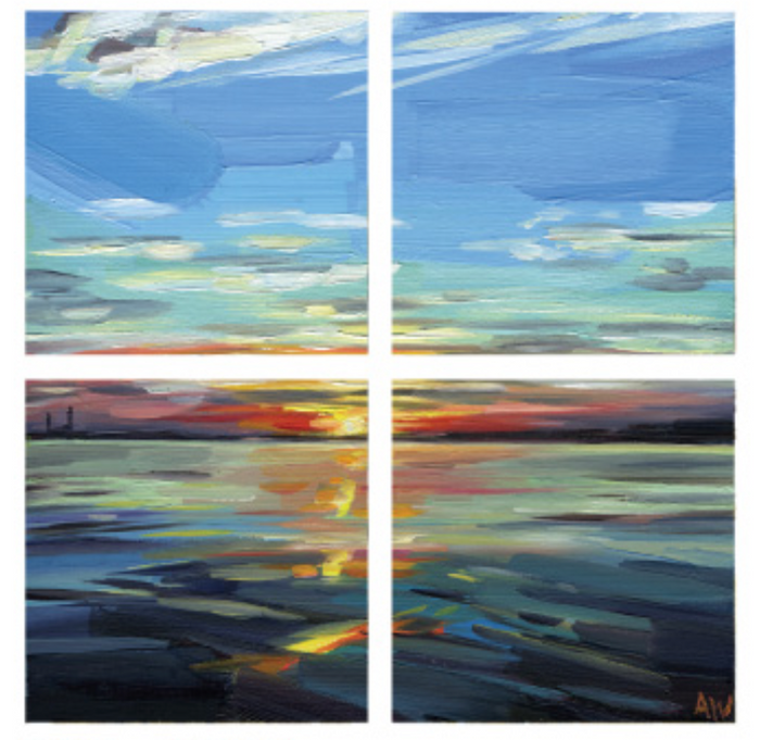 Coaster Set Sunset