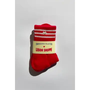 Embroidered Girlfriend Socks