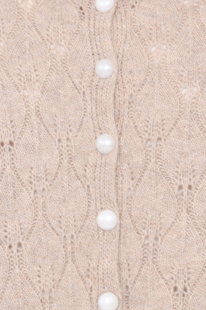 Petal and Pup USA KNITWEAR Mattie Cardigan - Beige