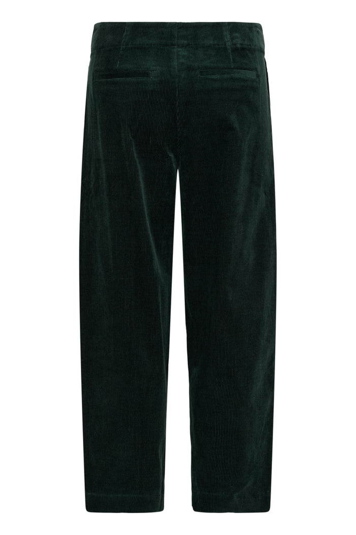 Part Two NettaPW Pants Green Gables 30310895 194906 green corduroy trousers front view Shop Part Two at Dotique