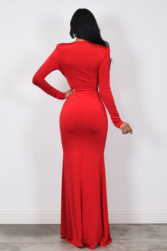 Rita Maxi Dress (Red)