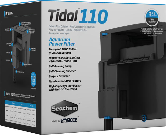 Seachem Tidal 110 HOB Filter