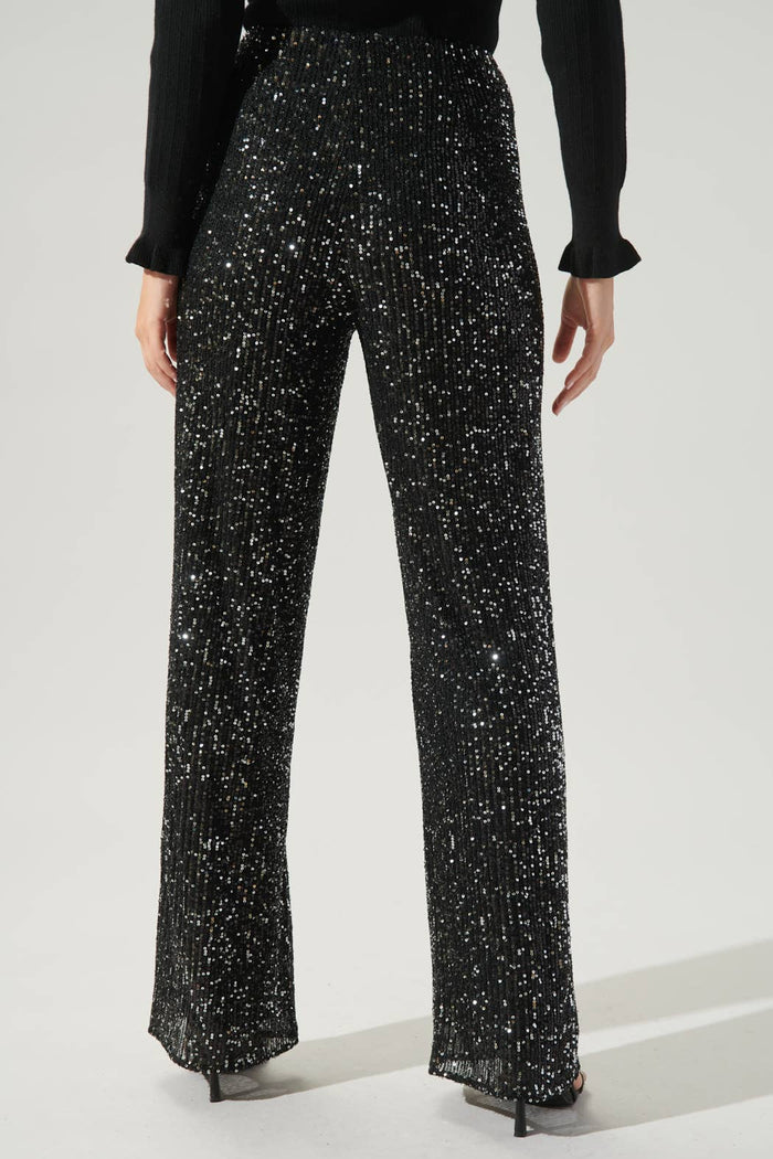Sienna High Waisted Sequin Pants