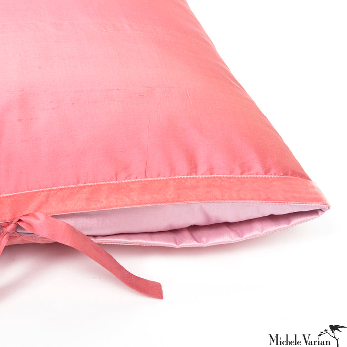 Silk Dupioni Pillow Petal 12x22