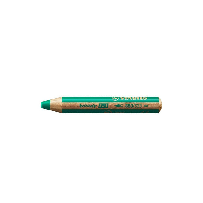 Stabilo Woody 3 - in - 1 Pencil Set of 6 with Sharpener Boston General Store