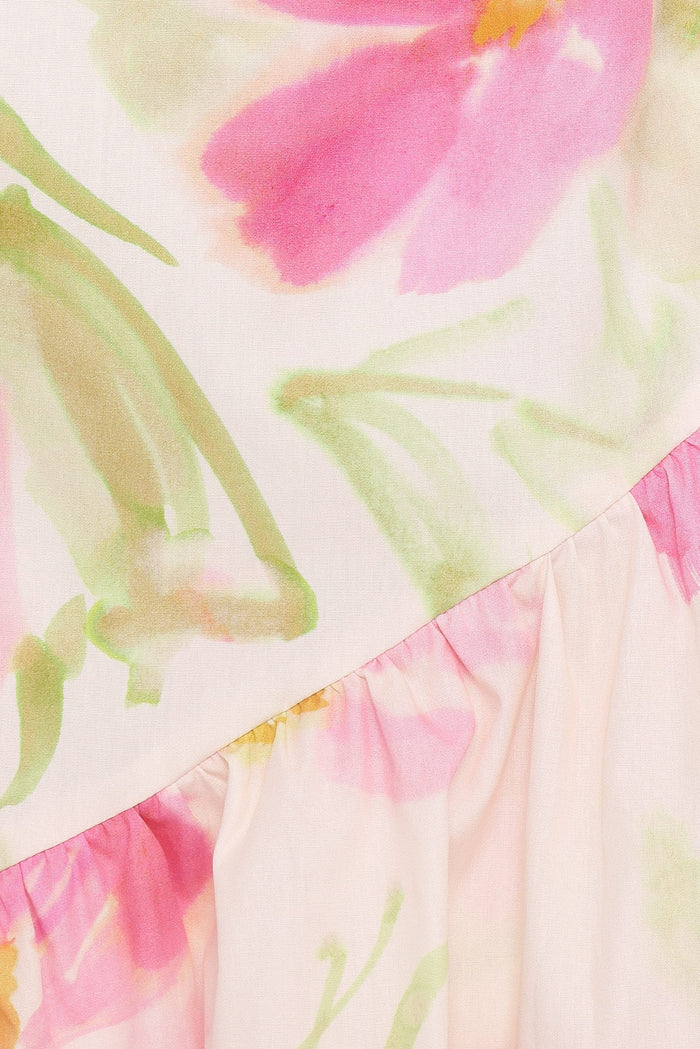 Petal and Pup USA DRESSES Zula Maxi Dress - Pink Garden Floral