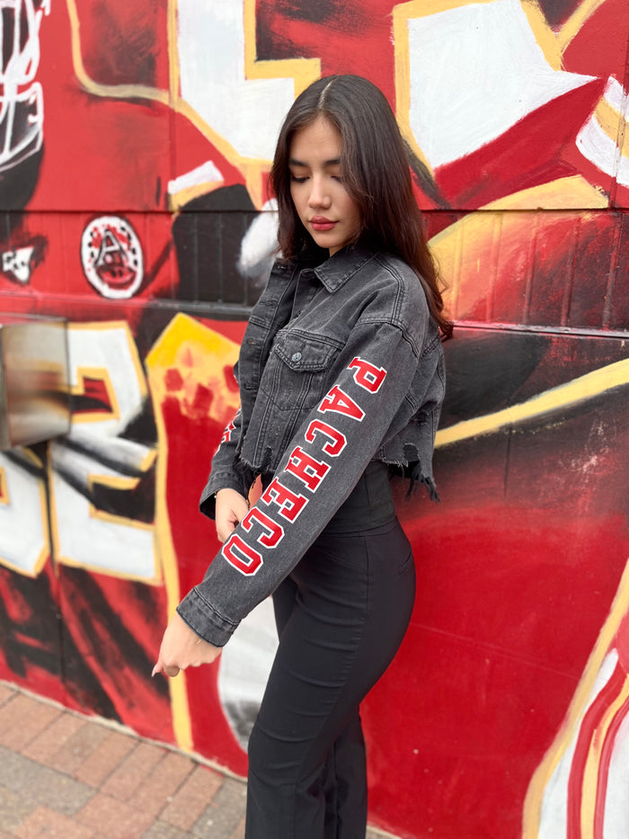 #10 Distressed Denim Jacket