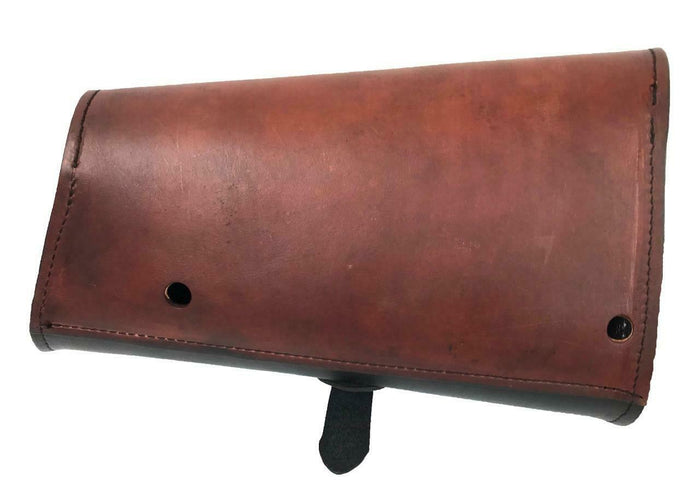 2015-2020 Indian Scout & Bobber Swing Arm Saddle Bag Black & Brown Leather MRC - Mother Road Customs
