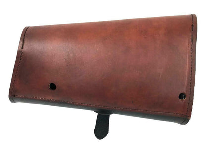 2015-2020 Indian Scout & Bobber Swing Arm Saddle Bag Black & Brown Leather MRC - Mother Road Customs