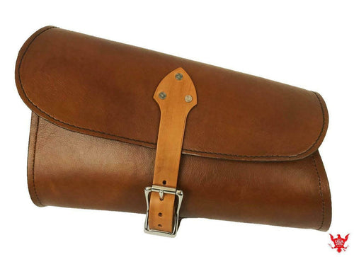 2015-2020 Indian Scout Bobber Swing Arm Saddle Bag  Desert Tan Leather Seat MRC - Mother Road Customs