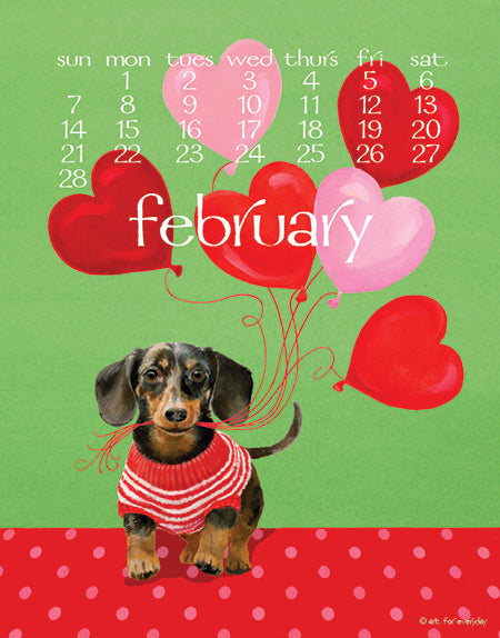 2027 Dog Days Spiral 5x7 Calendar