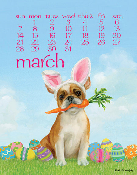 2027 Dog Days Spiral 5x7 Calendar