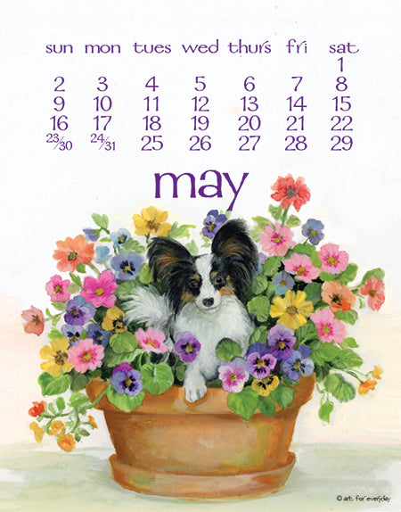 2027 Dog Days Spiral 5x7 Calendar
