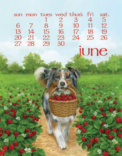 2027 Dog Days Spiral 5x7 Calendar
