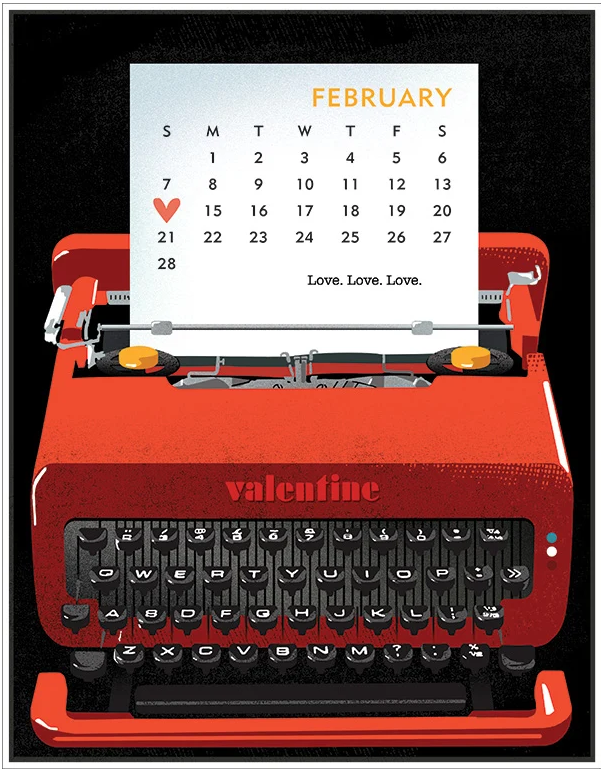 2027 Linnea Desk Calendar