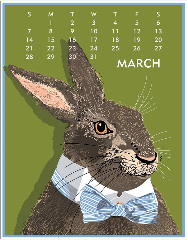 2027 Linnea Desk Calendar