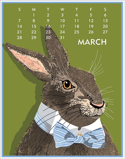 2027 Linnea Desk Calendar