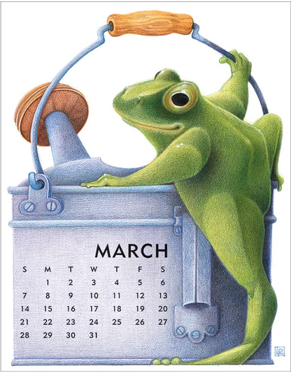 2027 Linnea Desk Calendar
