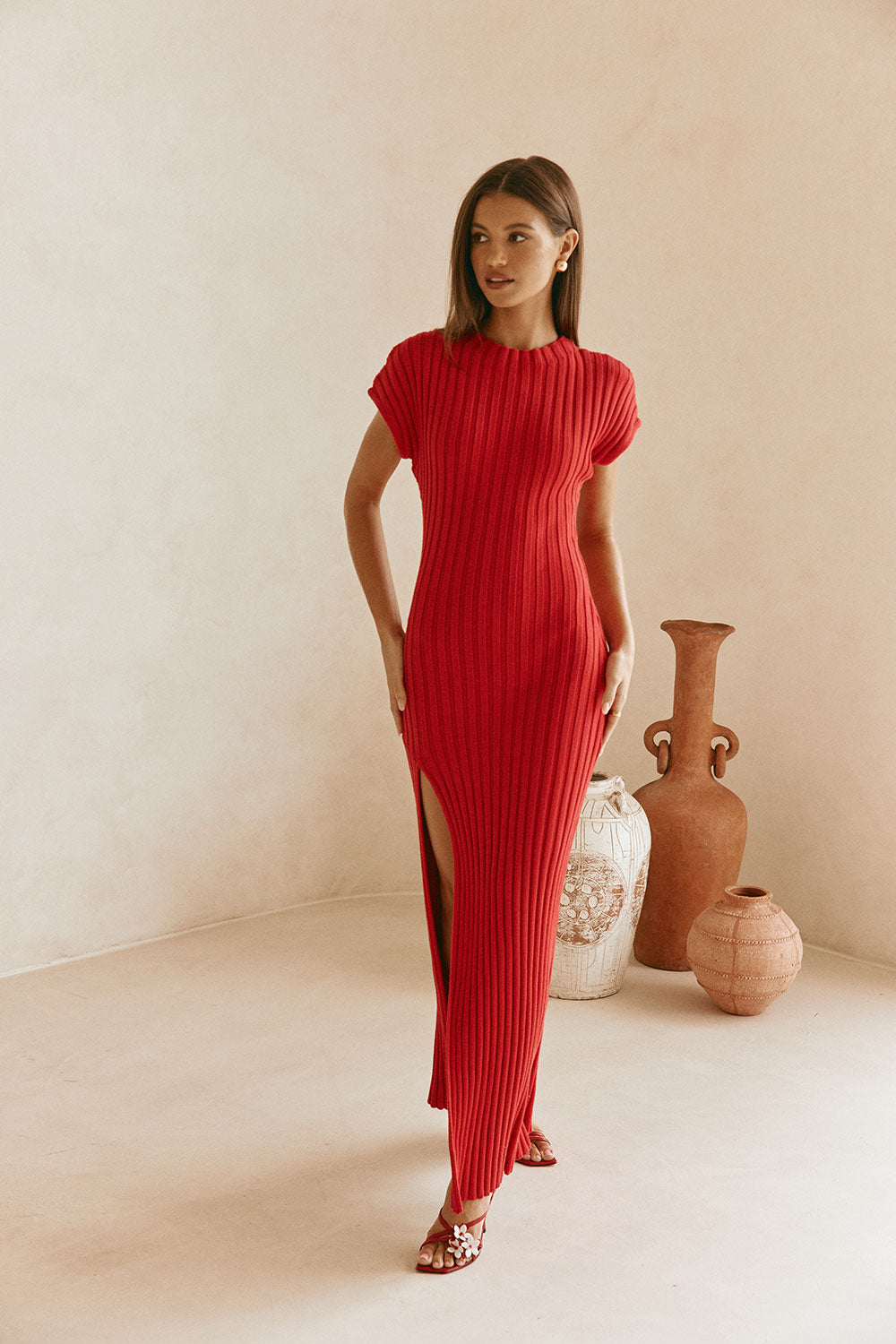 Gemini Dress - Red