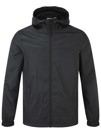 Craven Mens Waterproof Packaway Jacket - Black