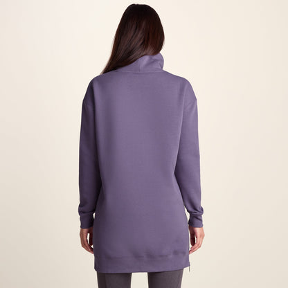 Drakeford Womens Supersoft Longline Sweat - Smokey Purple