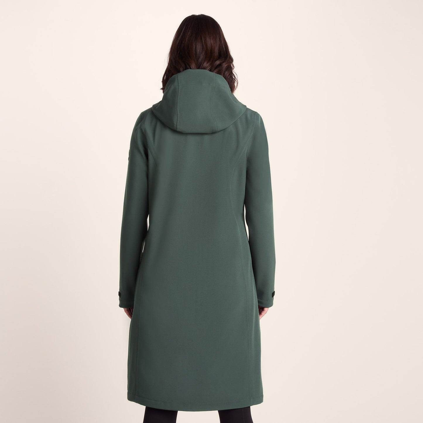 Enya Womens Longline Waterproof Softshell Jacket - Racing Green
