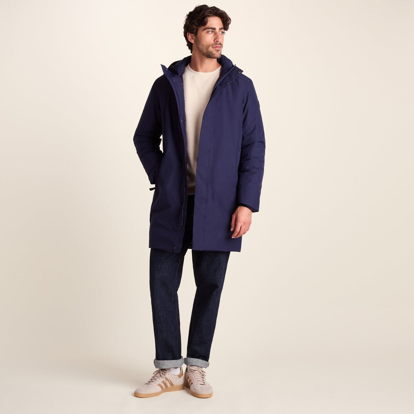 Harris Mens Waterproof Insulated Parka - Dark Marine