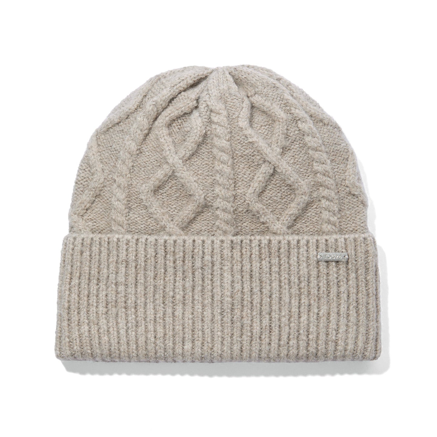 Janice Supersoft Cable Knit Beanie - Simply Taupe
