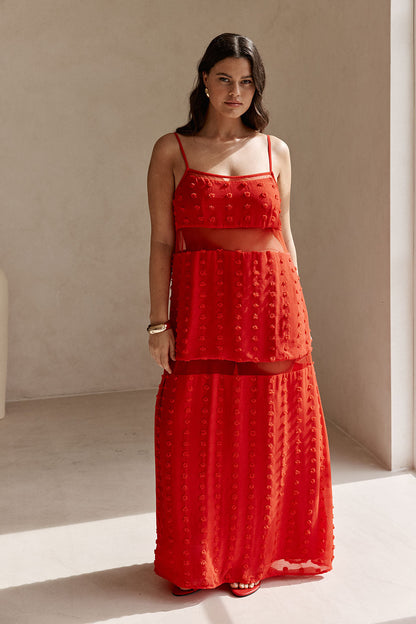 Tassia Dress - Red