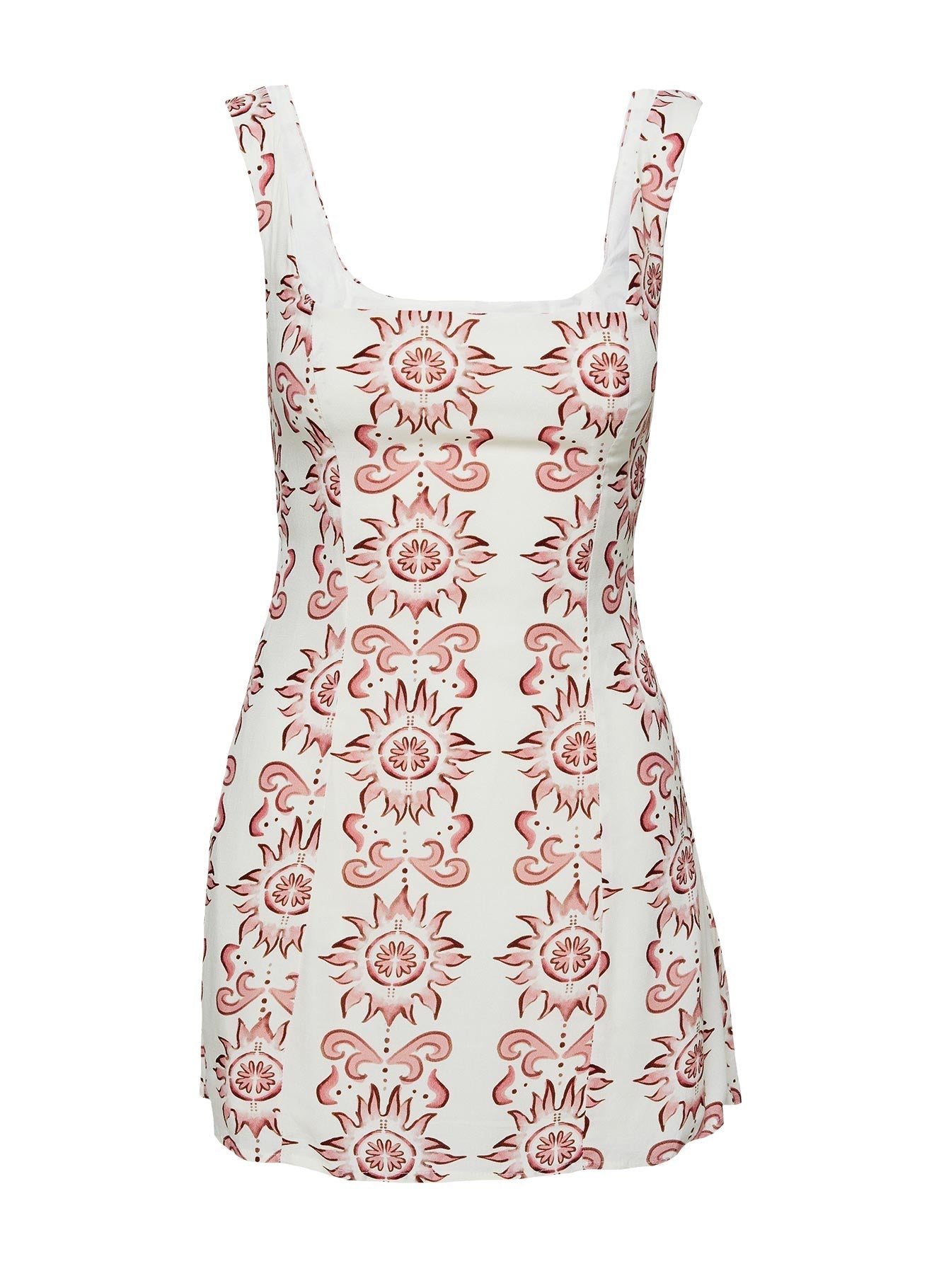 Maris Mini Dress Cream / Pink