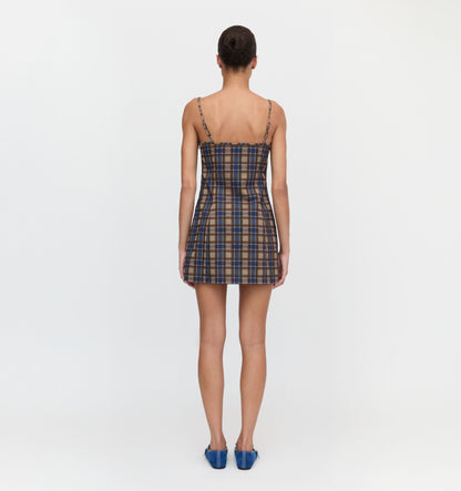 The Rennie Dress - Brown Spencer Plaid