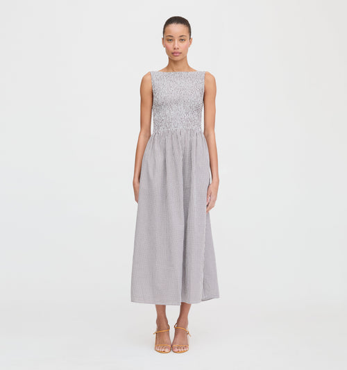 The Cosima Nap Dress - Chocolate Gingham