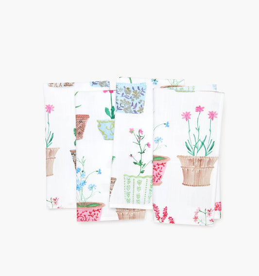 The Napkin Set - Flower Pots