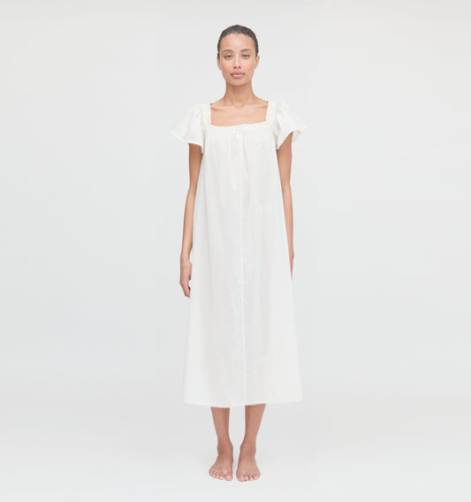 The Therese Nightgown - Soft Ivory