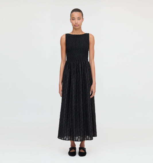 The Cosima Nap Dress - Black Fil Coupé