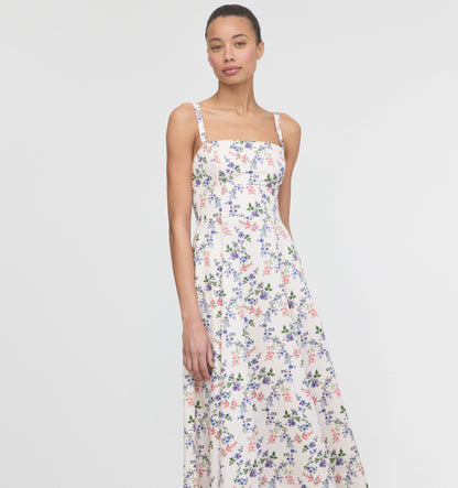 The Margot Dress - Pink Scallop Bow Chintz