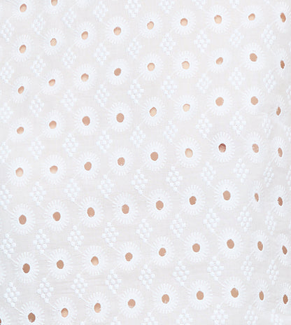 The Miro Top - White Diamond Eyelet