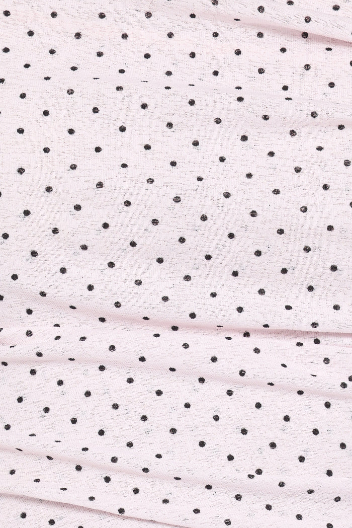Petal and Pup USA TOPS Aaron Off Shoulder Top - Pale Pink Dot