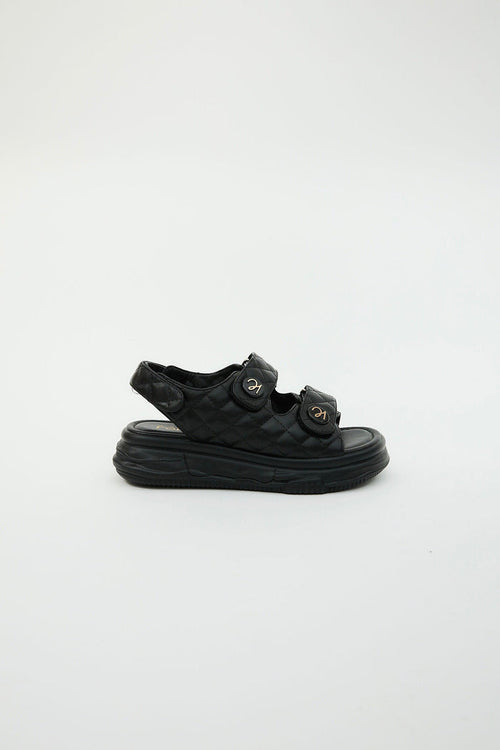 Adela Black Sandals