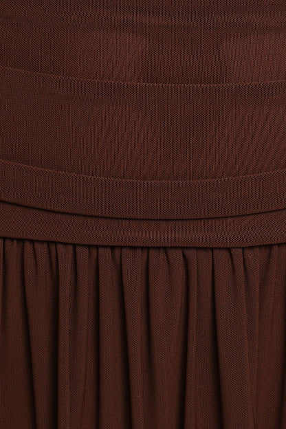 DRESSES Alma Mini Dress - Chocolate
