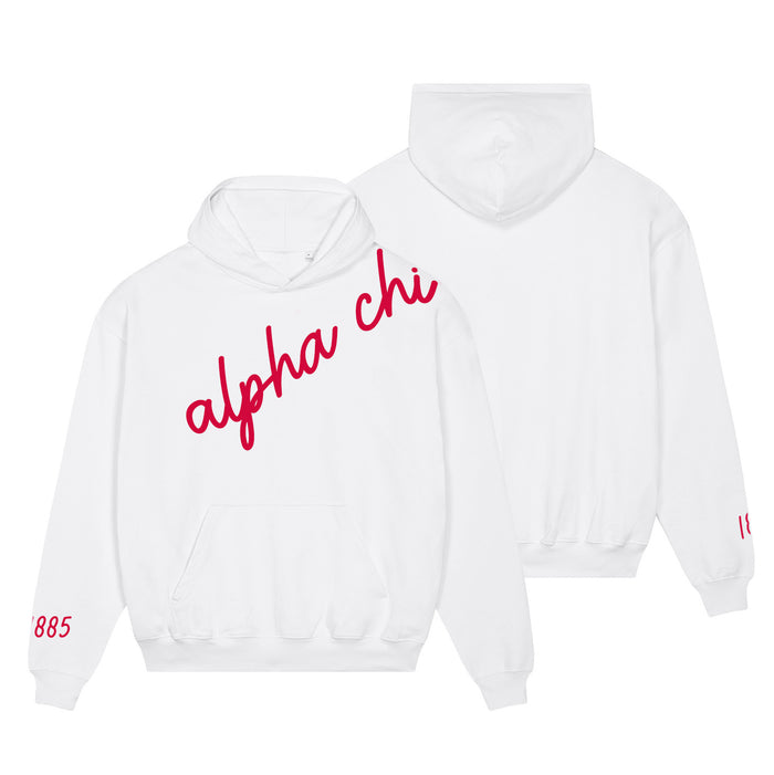 Alpha Chi Omega 1885 Avenue Pullover Hoodie