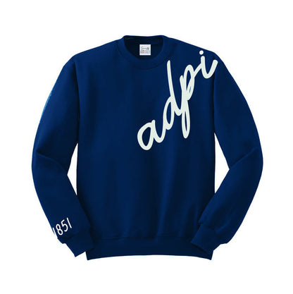 Alpha Delta Pi 1851 Avenue Crewneck
