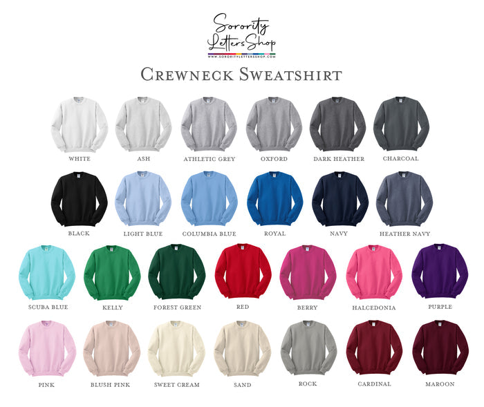 Alpha Delta Pi 1851 Avenue Crewneck