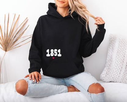 Alpha Delta Pi Boxy Heart Pullover Hoodie
