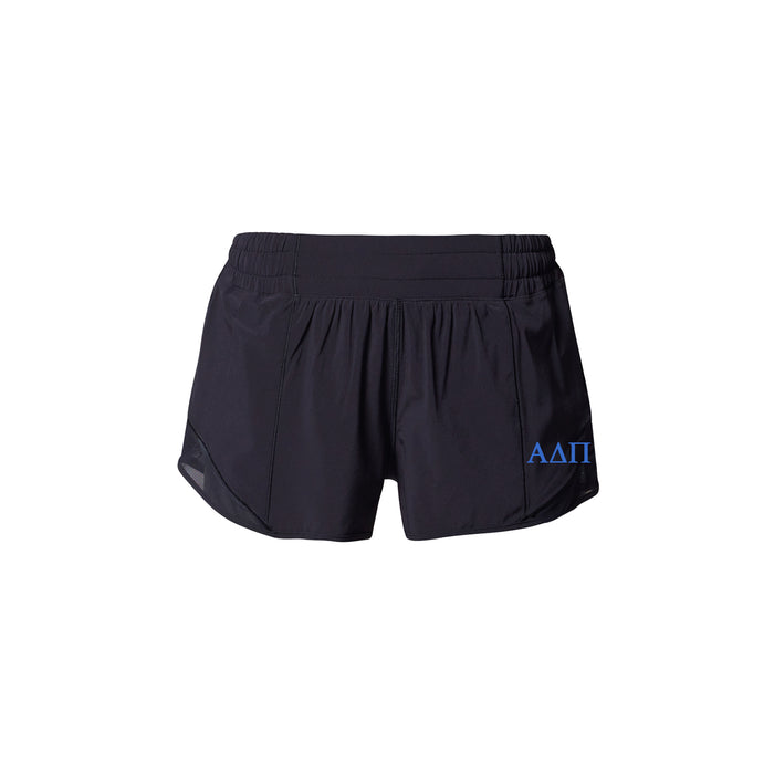 Alpha Delta Pi lululemon Hotty Hot High-Rise Lined Short 2.5" - Black