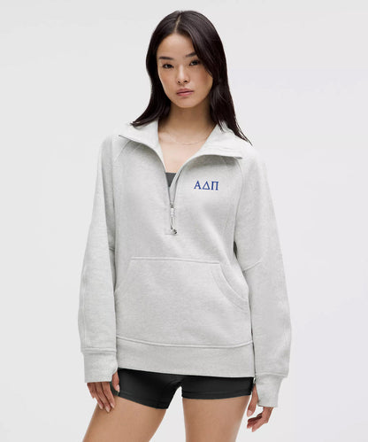 Alpha Delta Pi lululemon Scuba Oversized Funnel-Neck Half Zip Long