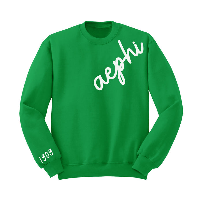 Alpha Epsilon Phi 1909 Avenue Crewneck