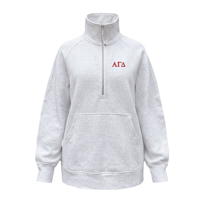 Alpha Gamma Delta lululemon Scuba Oversized Funnel-Neck Half Zip Long