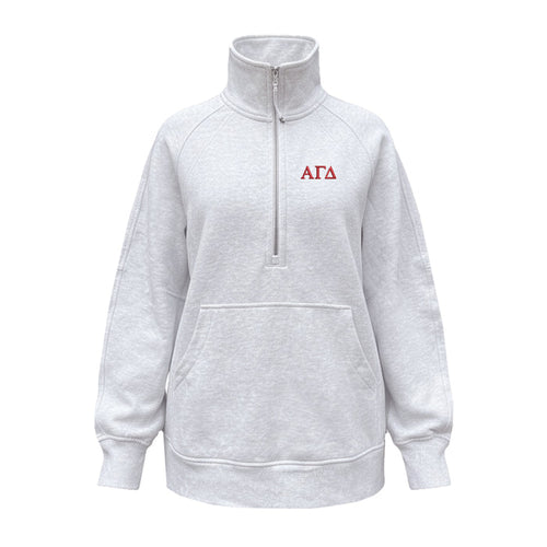 Alpha Gamma Delta lululemon Scuba Oversized Funnel-Neck Half Zip Long